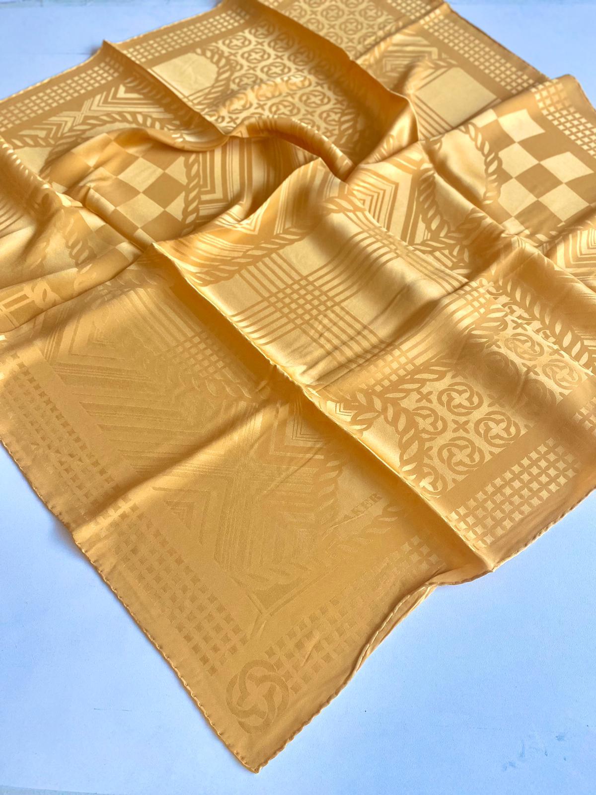 Aker Sura İpek Eşarp 40299 Sarı 