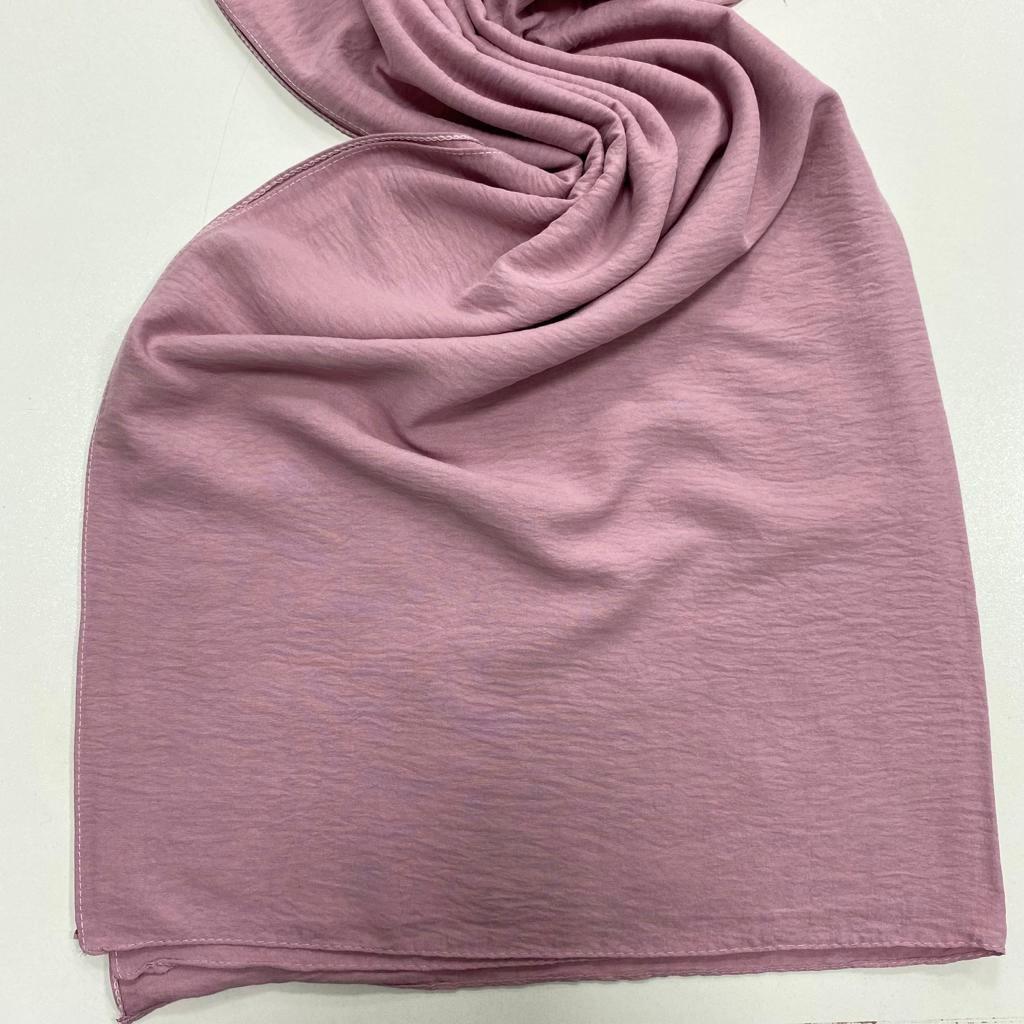 Pastel Pamuklu Hafif Düz Şal