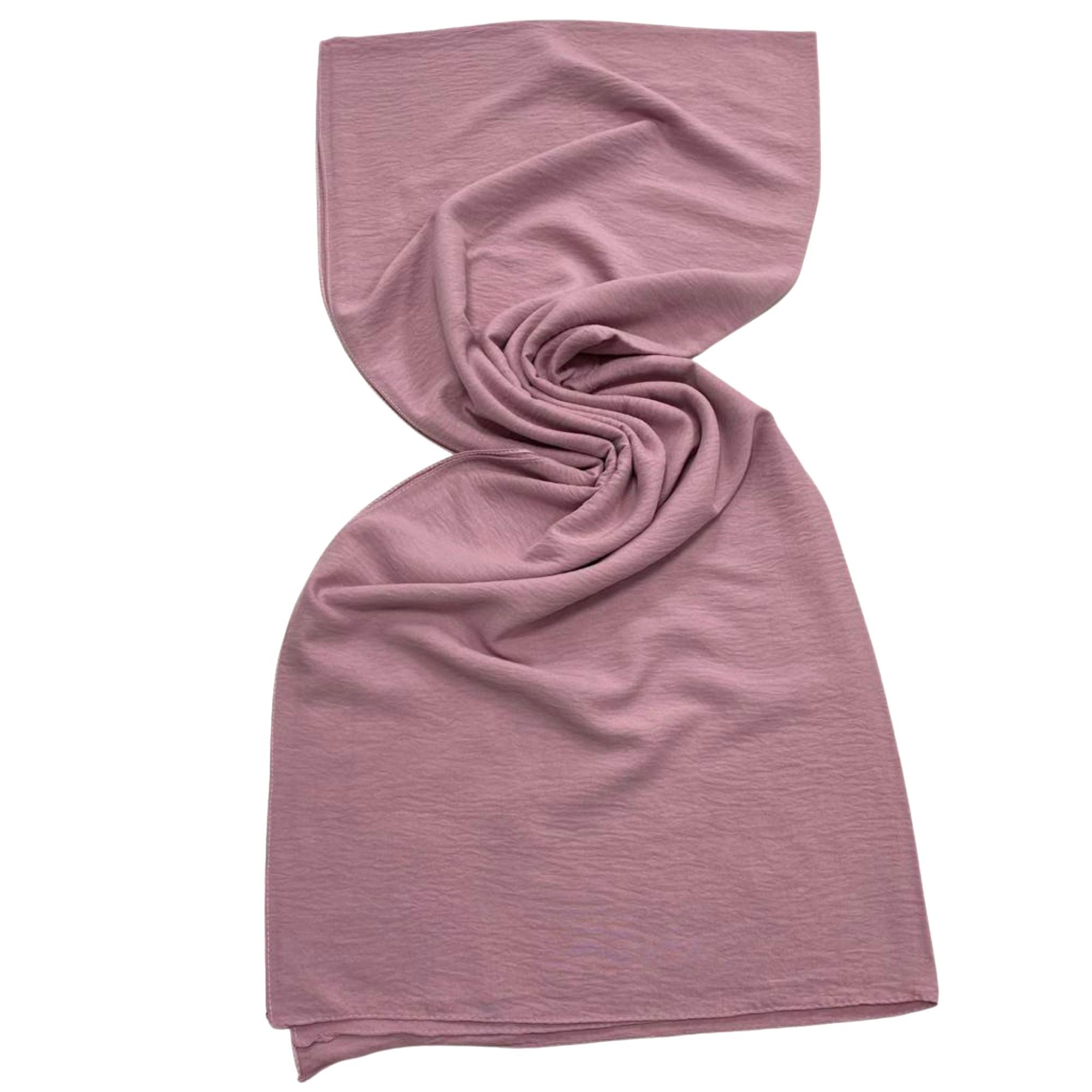 Pastel Pamuklu Hafif Düz Şal