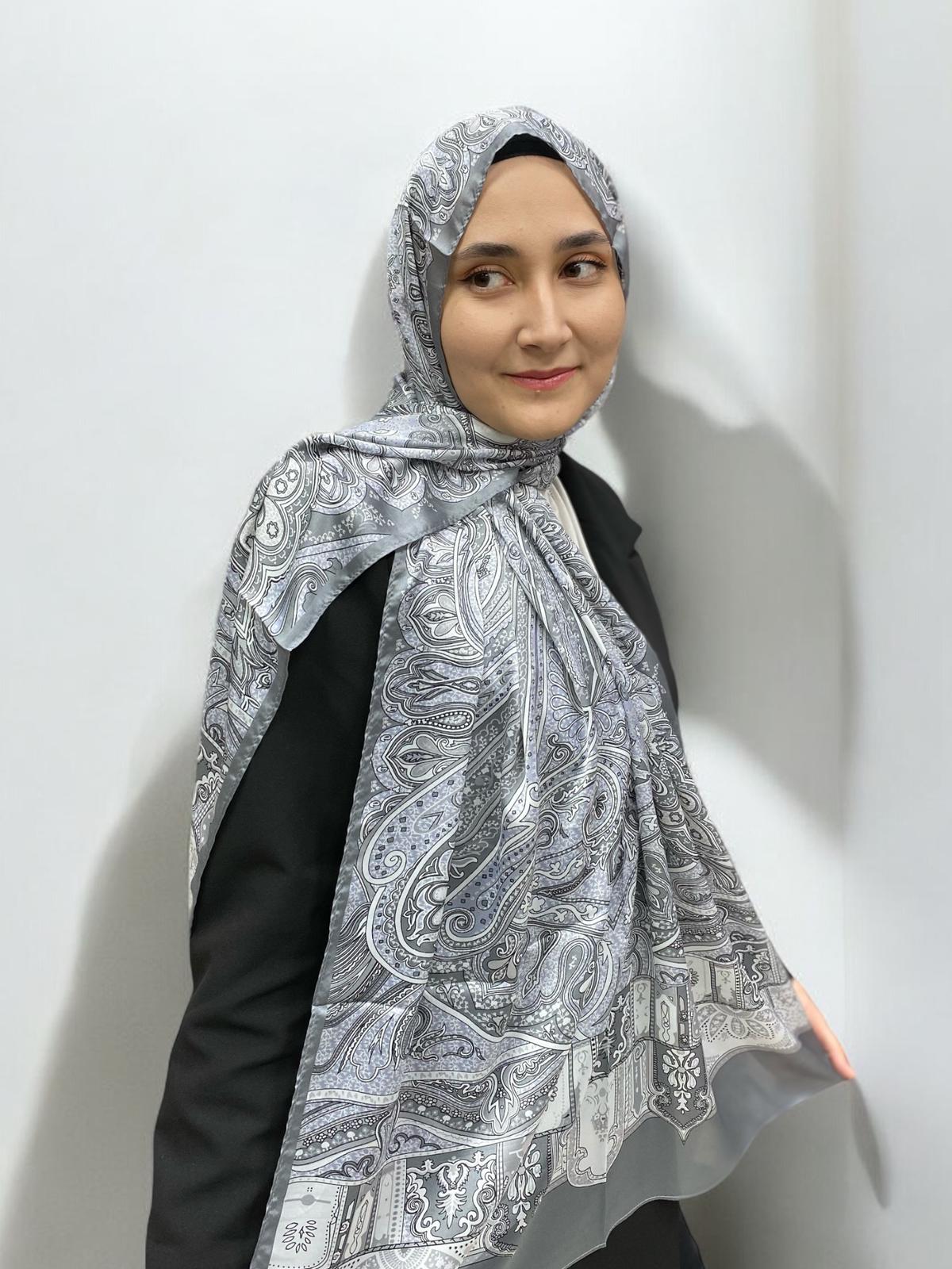 ARMANDA ETHNIC VUAL ŞAL - GRİ - 4456-06