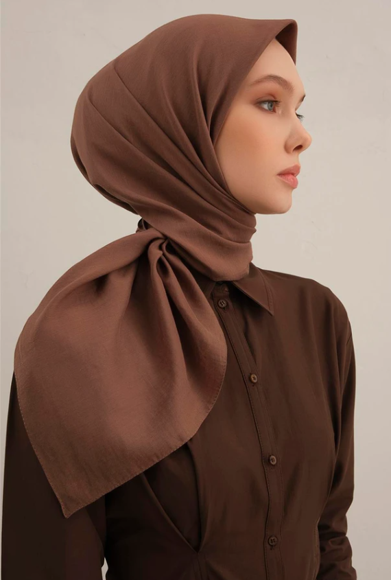 Armine B.Lyocell Eşarp 11 Kahverengi 47373