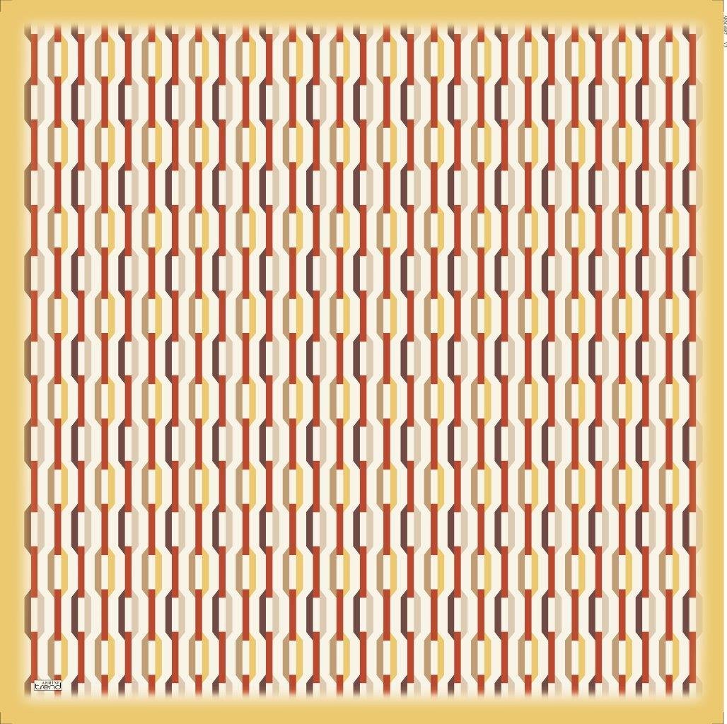 Armine Modern Soft Hardal Desenli Şık Eşarp