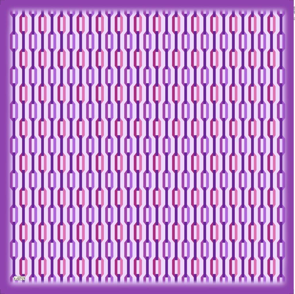 Armine Lila Desenli Şık Scarf