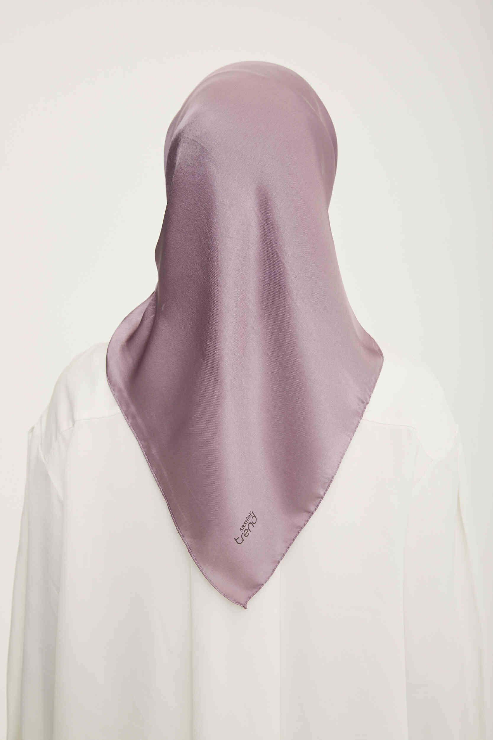 Açık Lila Işıltılı Şifon Eşarp Trend Moda