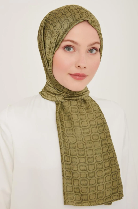 Armine Trend Dama Şal 2 -1136 Haki