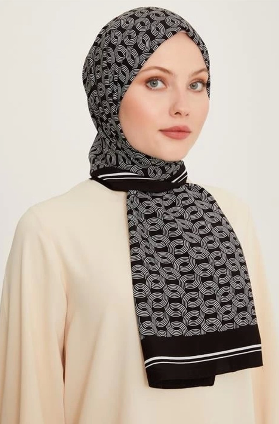 Armine Trend Defne Şal 5772-2-01 Siyah