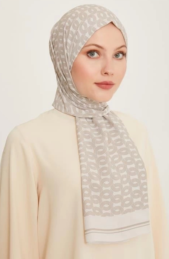 Armine Trend Defne Şal 5772-2-10 Krem