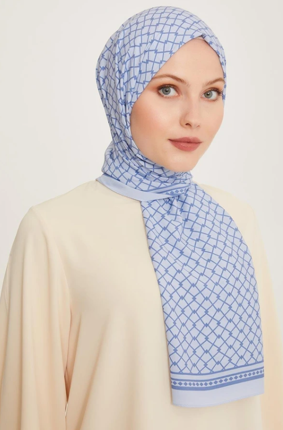 Armine Trend Defne Şal 5772-26 Açık Mavi