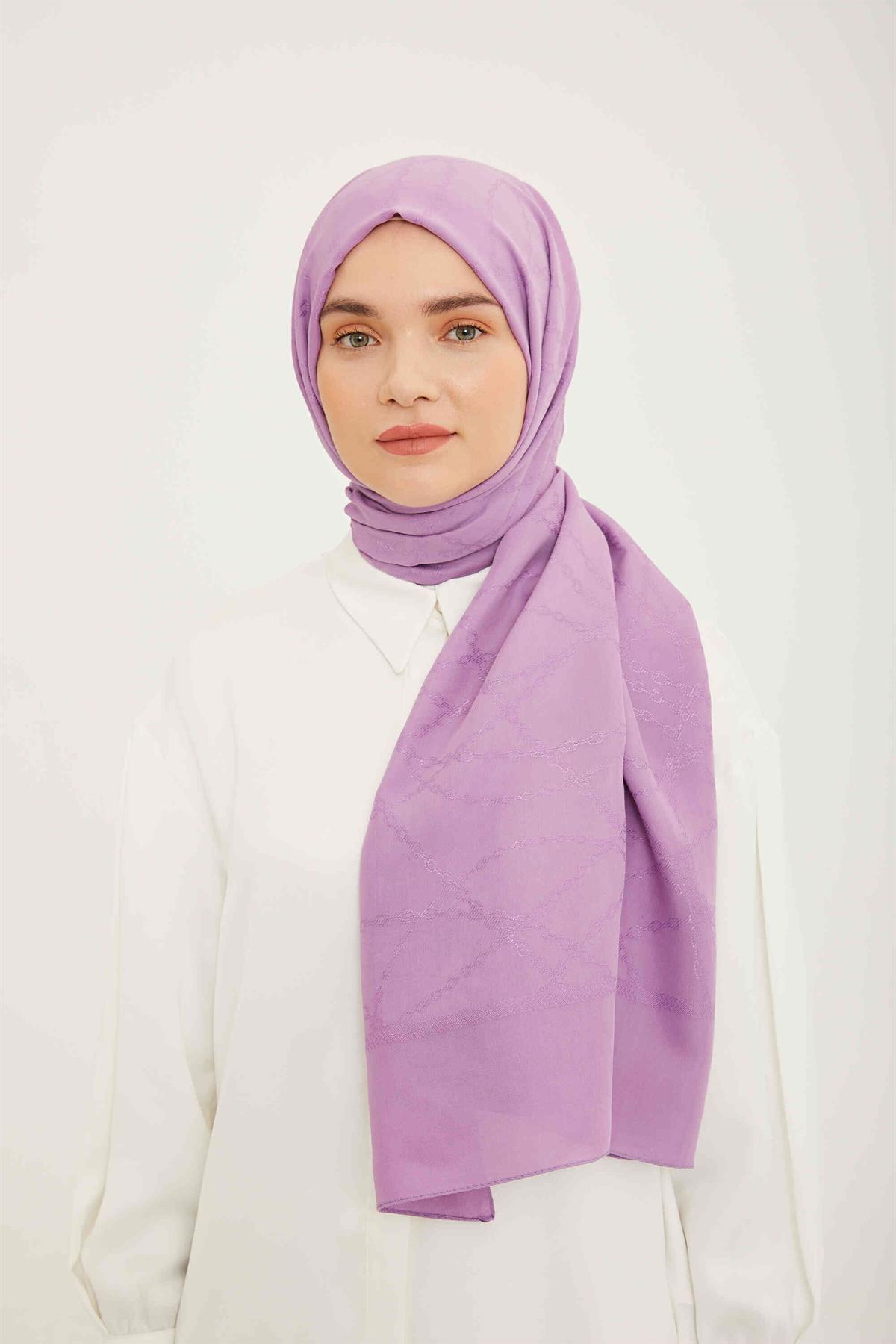 Eflatun Bahar Esintisi Şık Şal