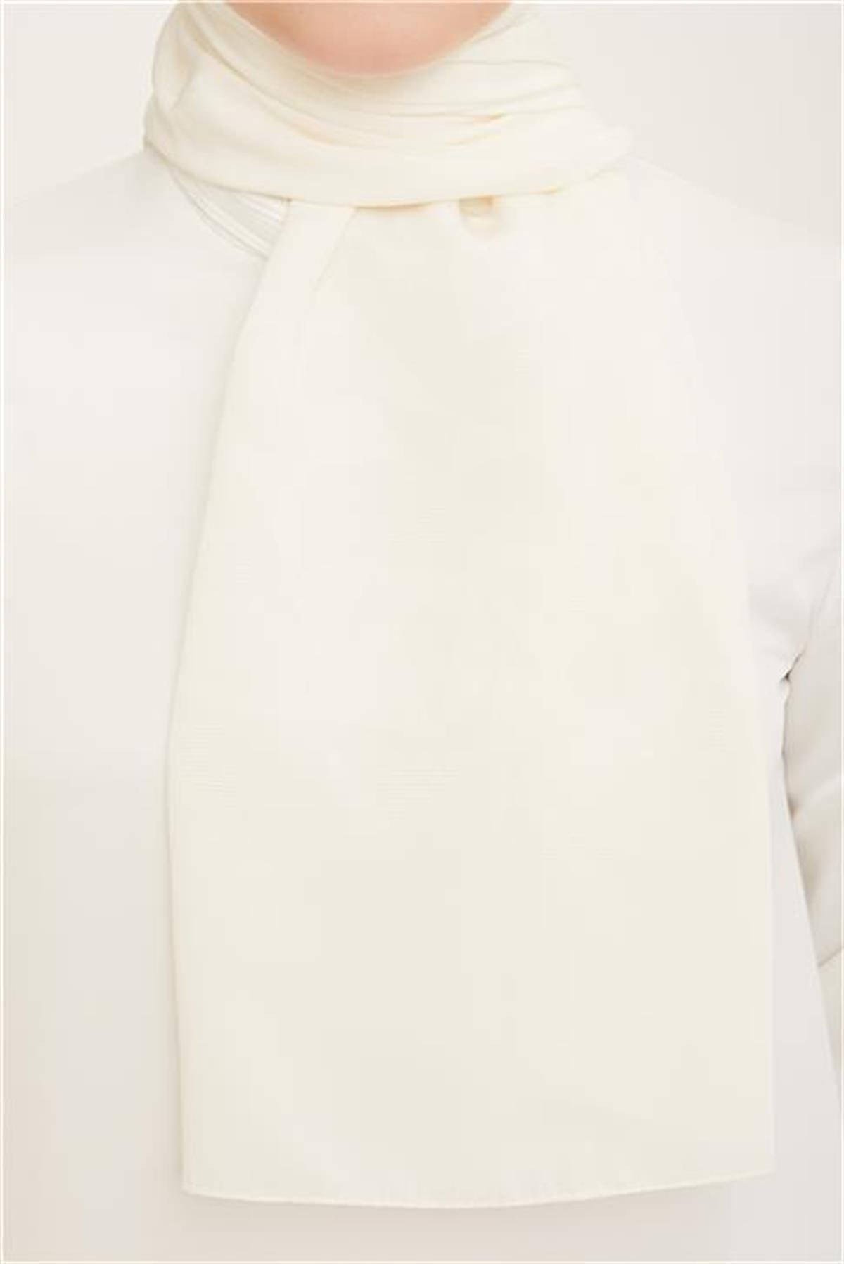 Şık Beyaz Desenli Armine Capri Şal Elegance Collection