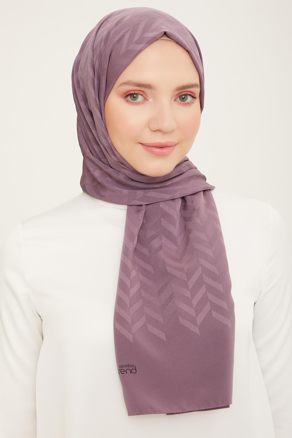 Armine Trend Mürdüm Desenli Şal J Capri Şıklığı
