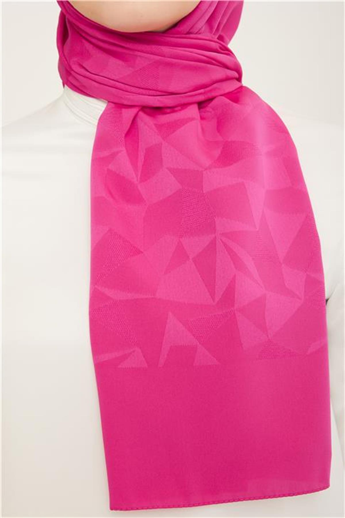 Armine Trend J Capri Pembe Desenli Çiçekli Şal Moda Koleksiyonu