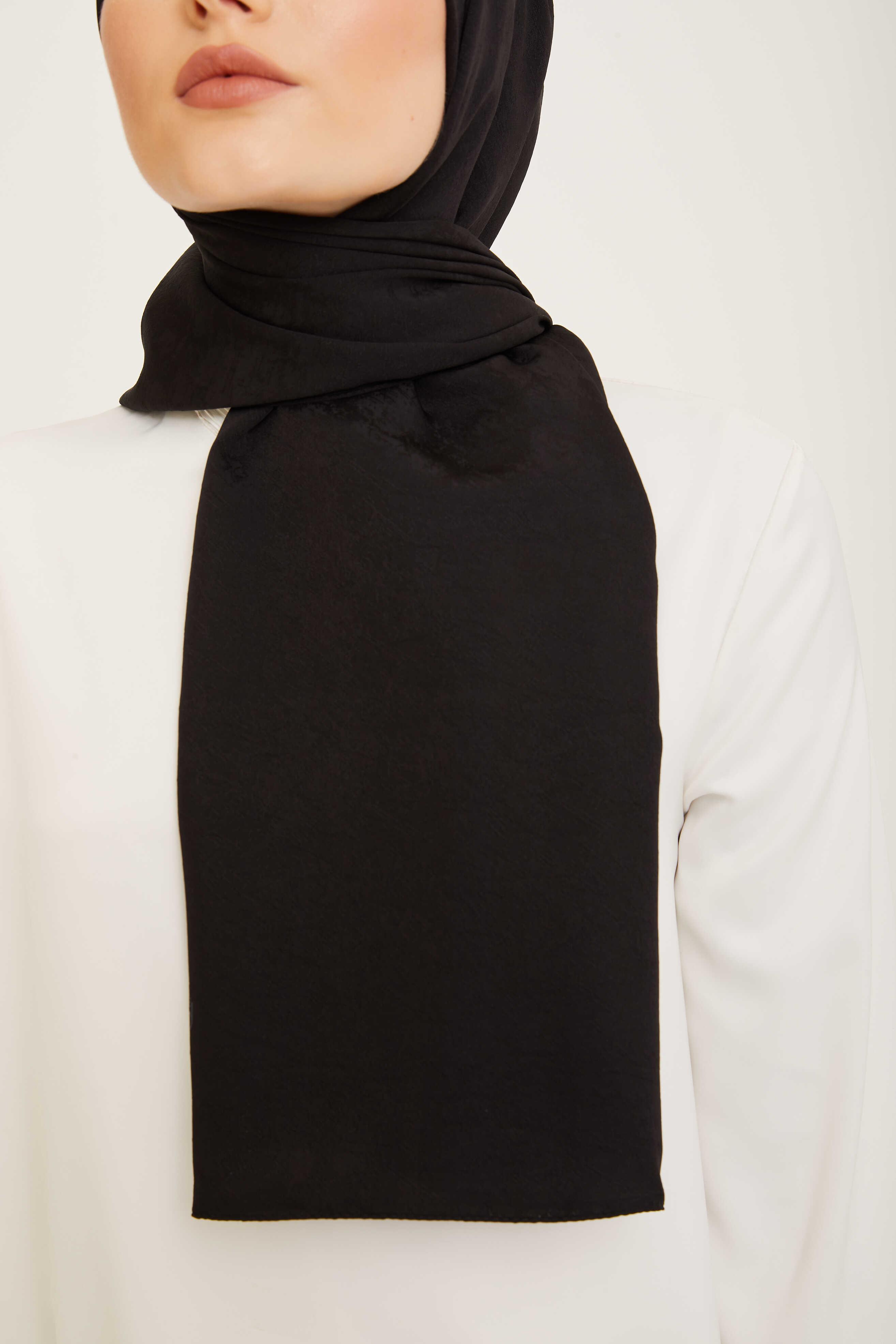 Armine Trend Kapri Siyah Minimalist Şal