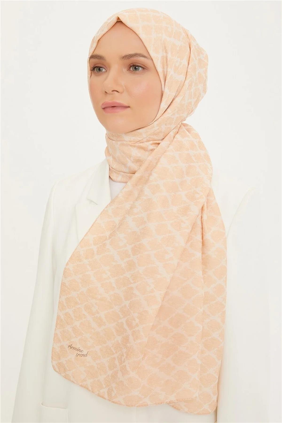 Armine Trend Koyu Krem Pure Lina Şal Güz Şıklığı Pastel系列