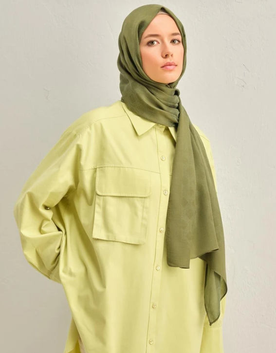Armine Trend Lyon Şal 1-246710 Yeşil