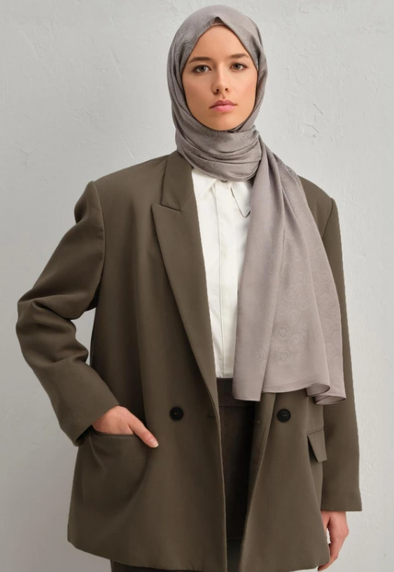 Armine Trend Lyon Şal 2-245361 Gri