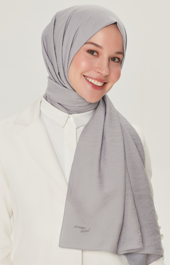 Armine Trend Naturel Soft Şal Gri - 68