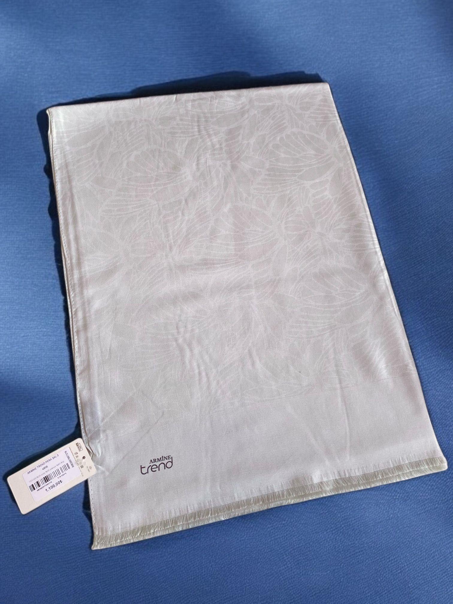 Armine Trend Pera Şal 3-4882 Koyu Krem