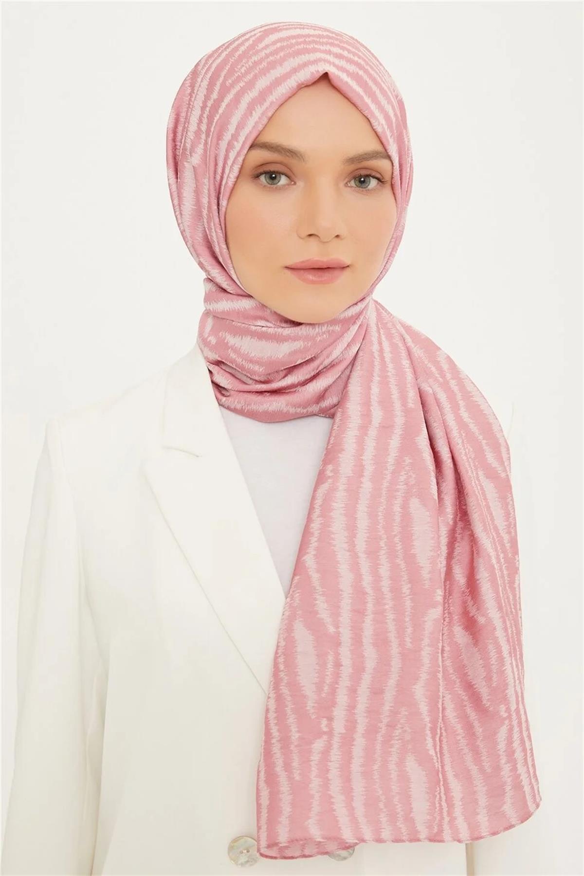 Pudra Saf İpeksi Trend Lina Şal