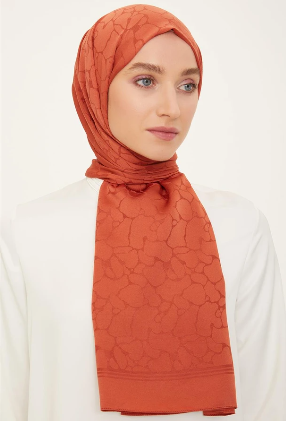 Armine Trend Safir Şal 1-241838 Kiremit