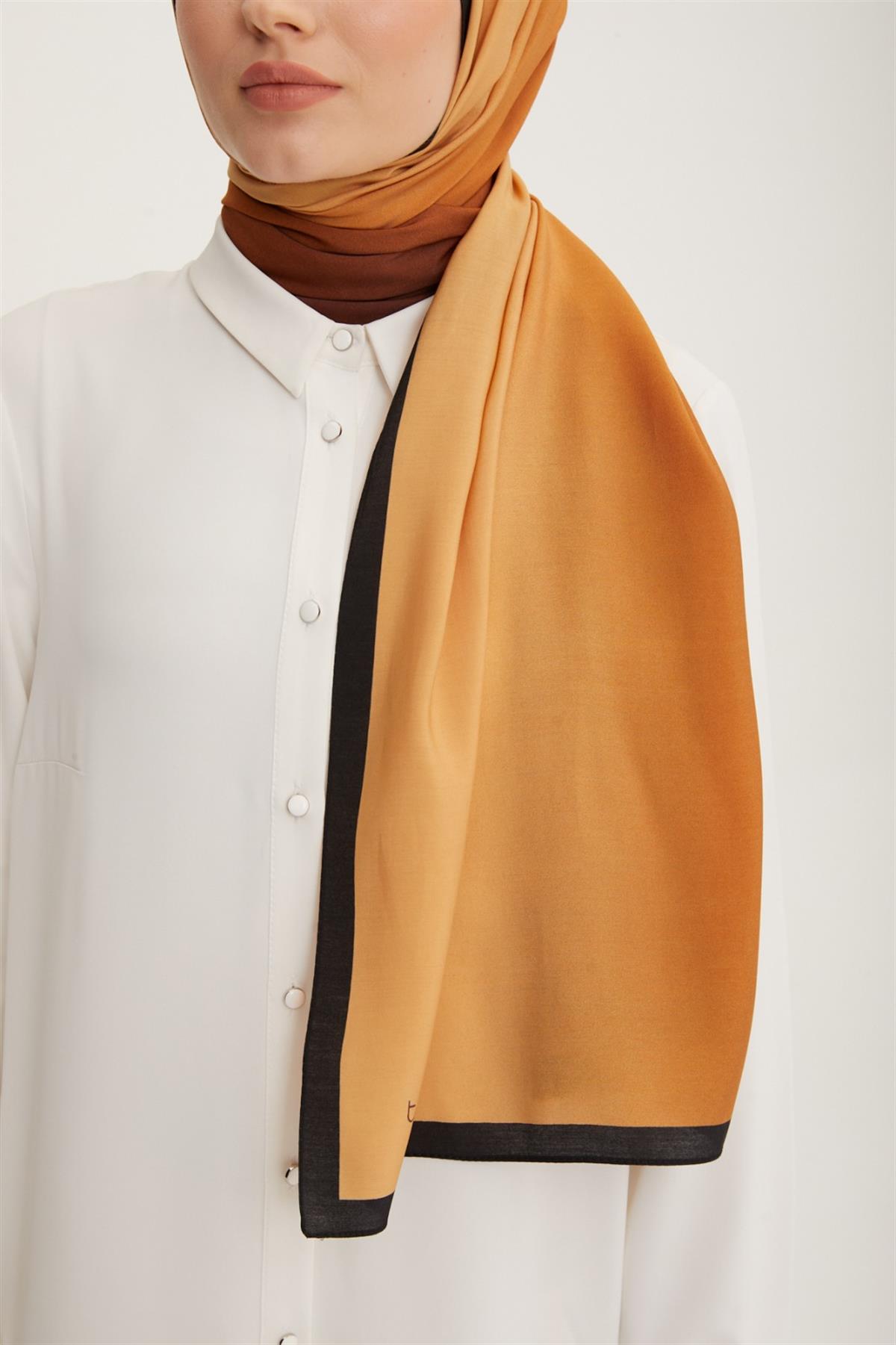 Armine Moda Sarı Elegant Modal Şal 