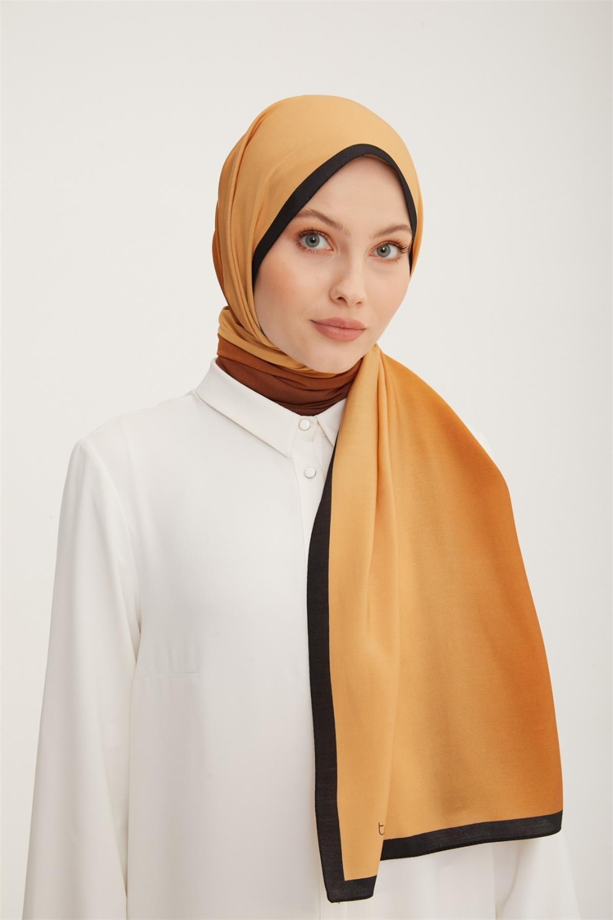 Armine Moda Sarı Elegant Modal Şal 
