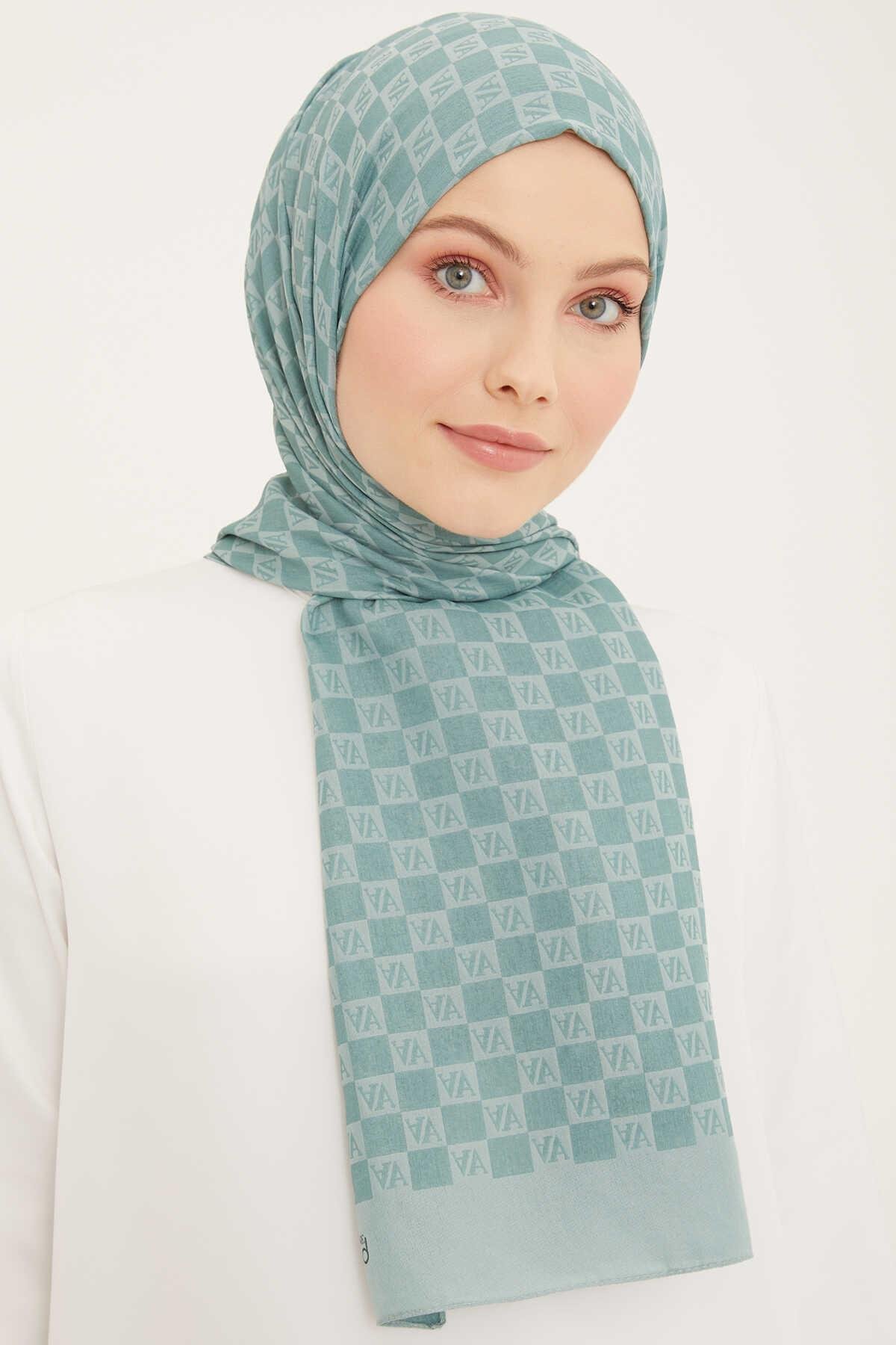 Mint Yeşili Şıklık Trend Ultra Hafif Şal