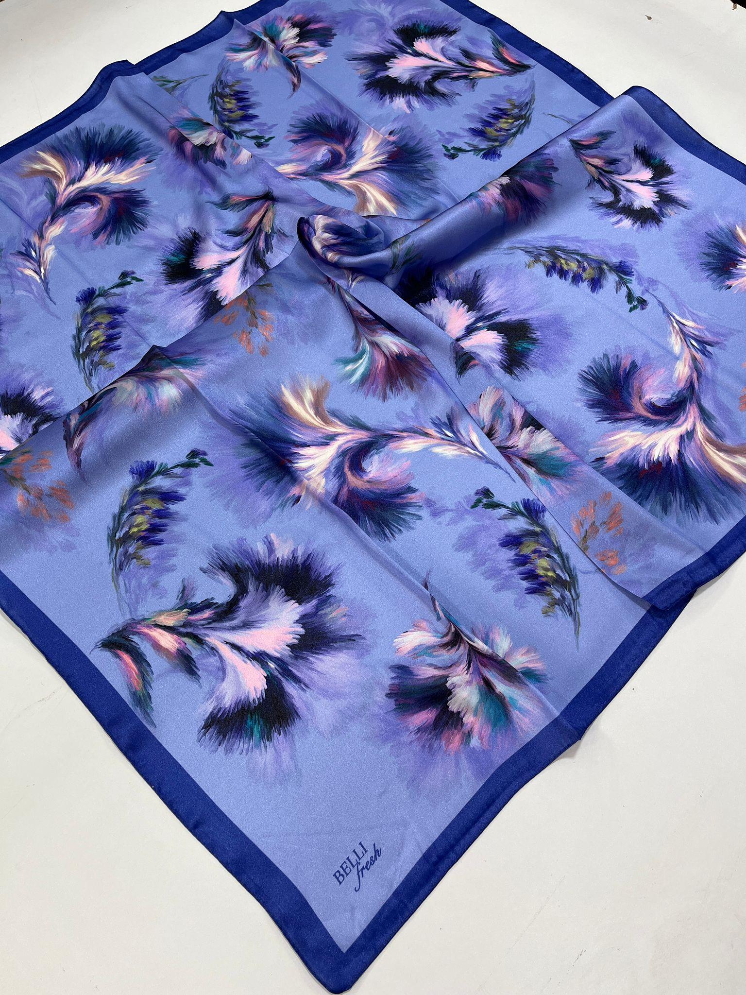 Belli Fresh Kristal Eşarp IST 2013-21 Lila Karışık Desen 