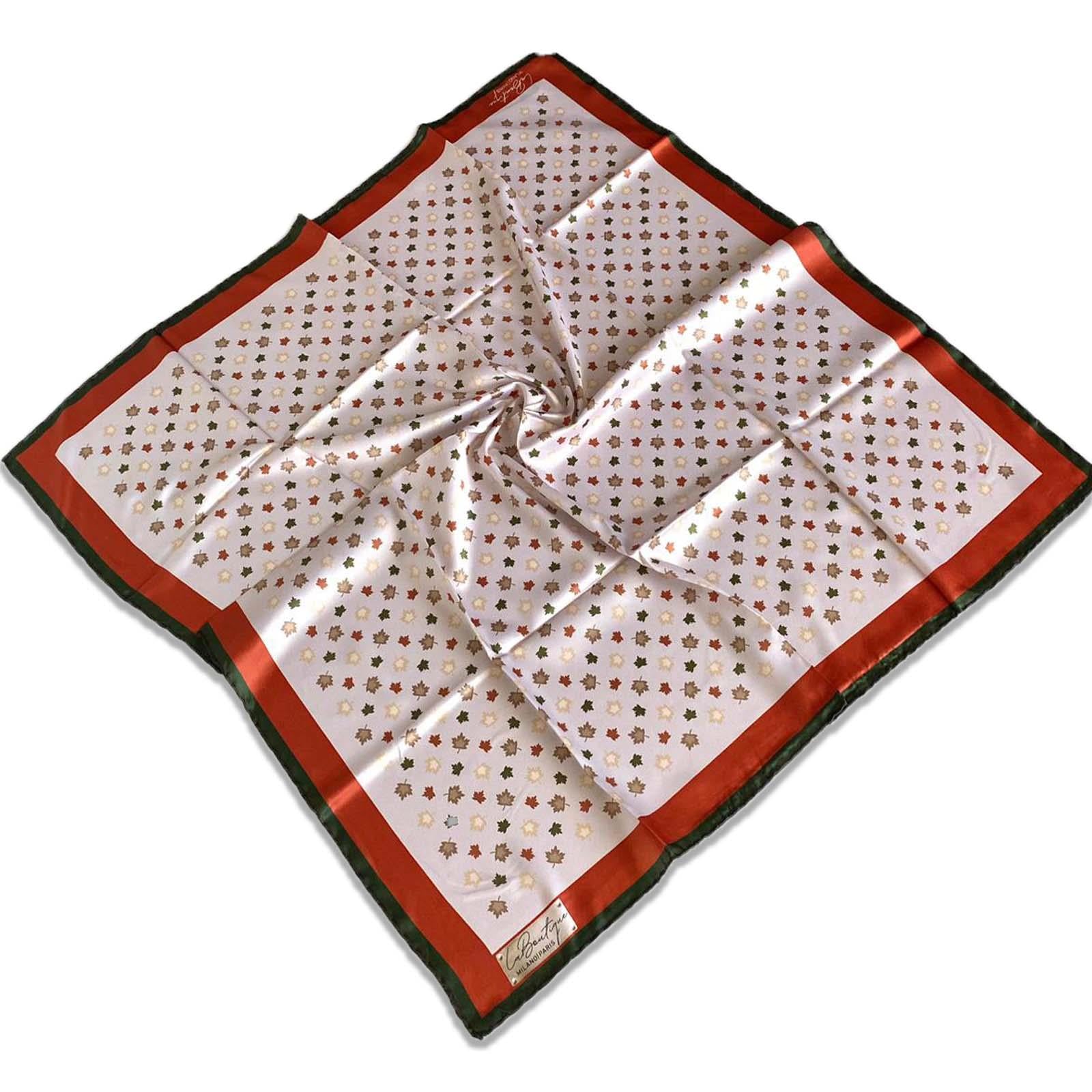 Defolu Polyester La Boutique Krem Karma Desen Eşarp 32624