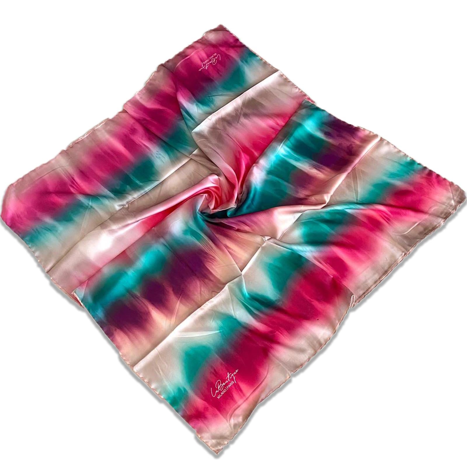 Defolu Polyester La Boutique Pudra Karma Desen Eşarp 1852-04  34534