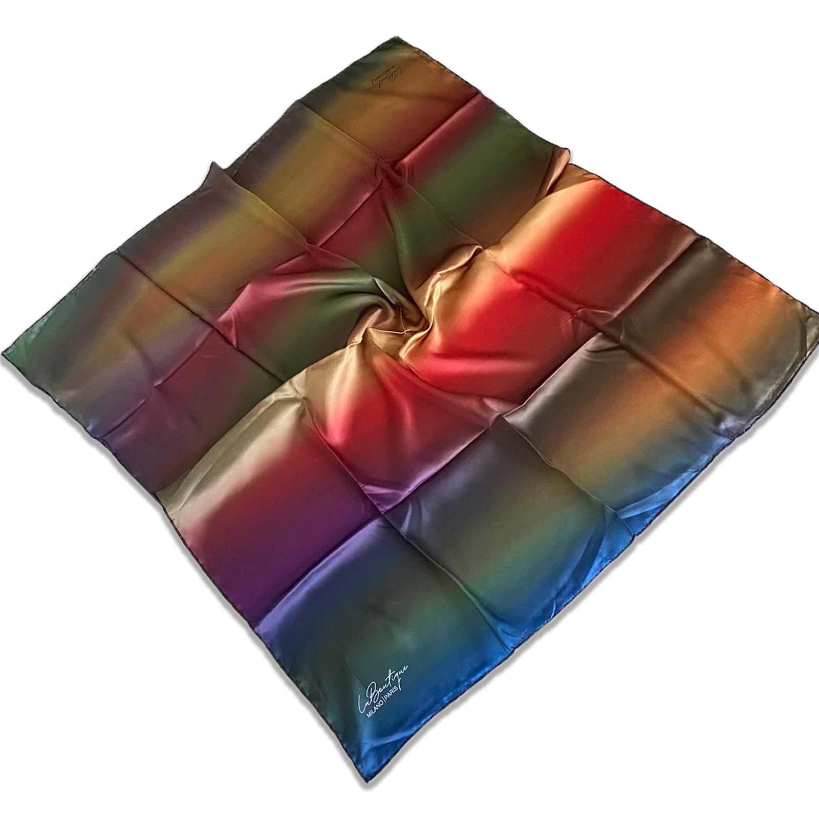 Az Hatalı Polyester La Boutique Renkli Karma Desen Eşarp 32606