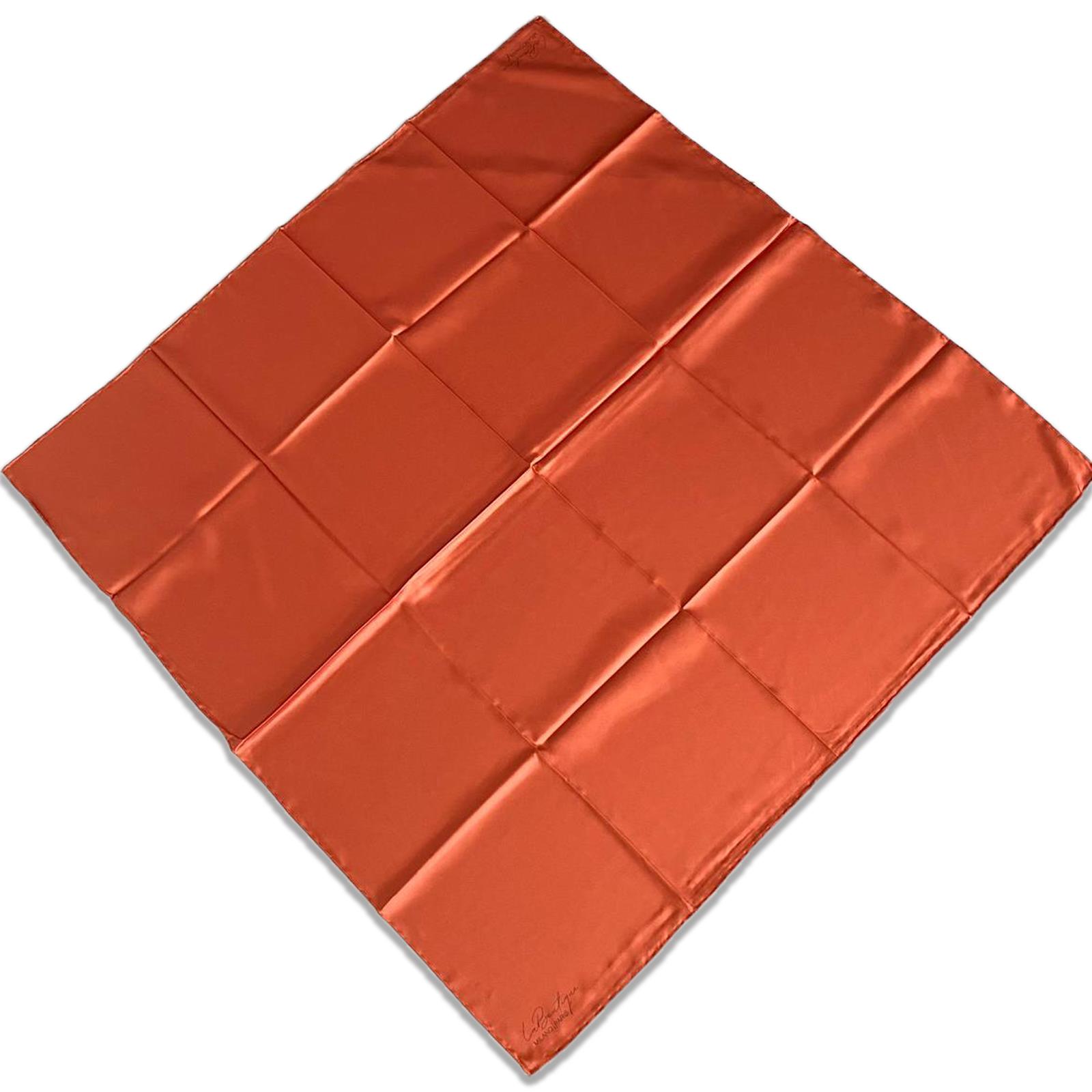 Defolu Polyester La Boutique Turuncu Eşarp 69  34825