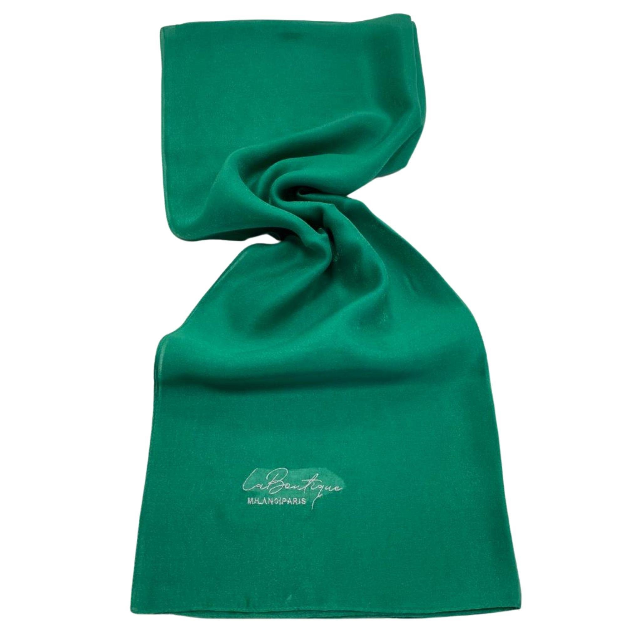 Yeşil Elegant Benetton Abiye Şal
