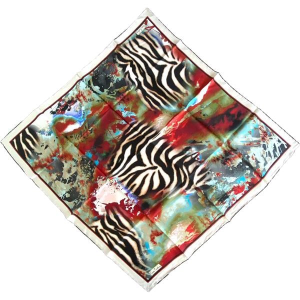 Pierre Cardin Tivil İpek Eşarp 37094 Krem Karışık Desen