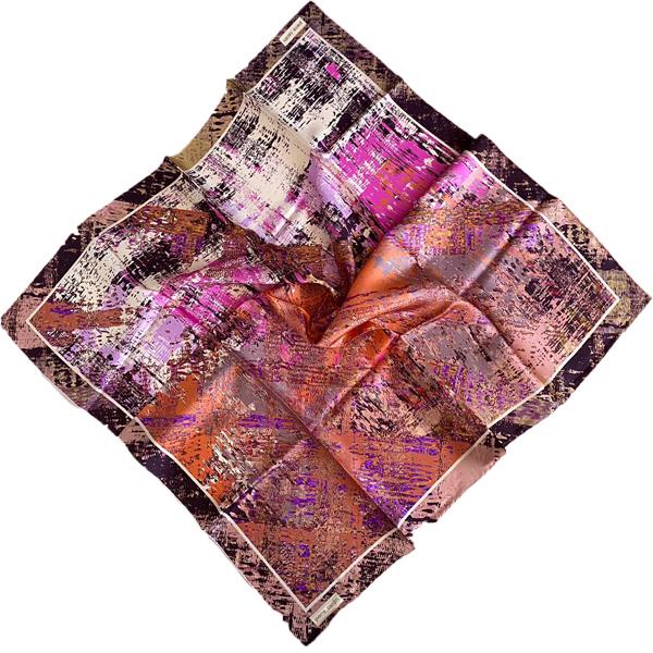 Pierre Cardin Tivil İpek Eşarp 8829438-991 Pudra Karışık Desen