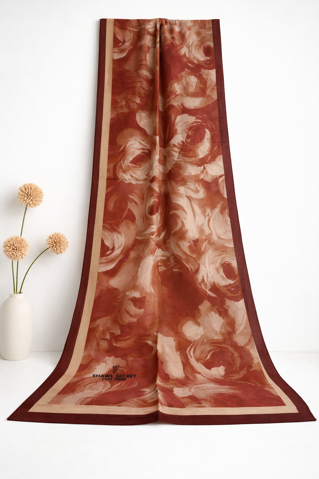 Shawl Secret Cool Fresh Şal 53868 Mercan 