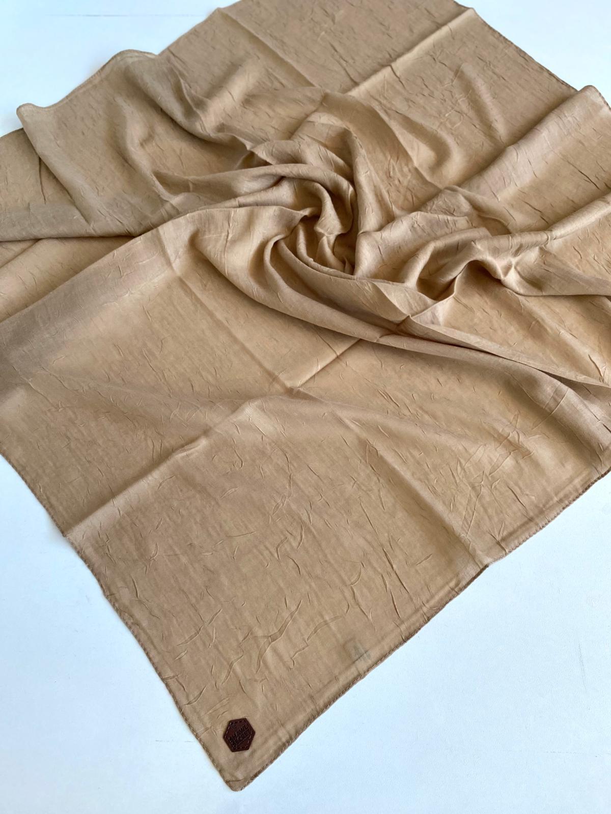 Shawl Secret Dört Mevsim Bambu Kraş Eşarp Sütlü Kahve - 49341
