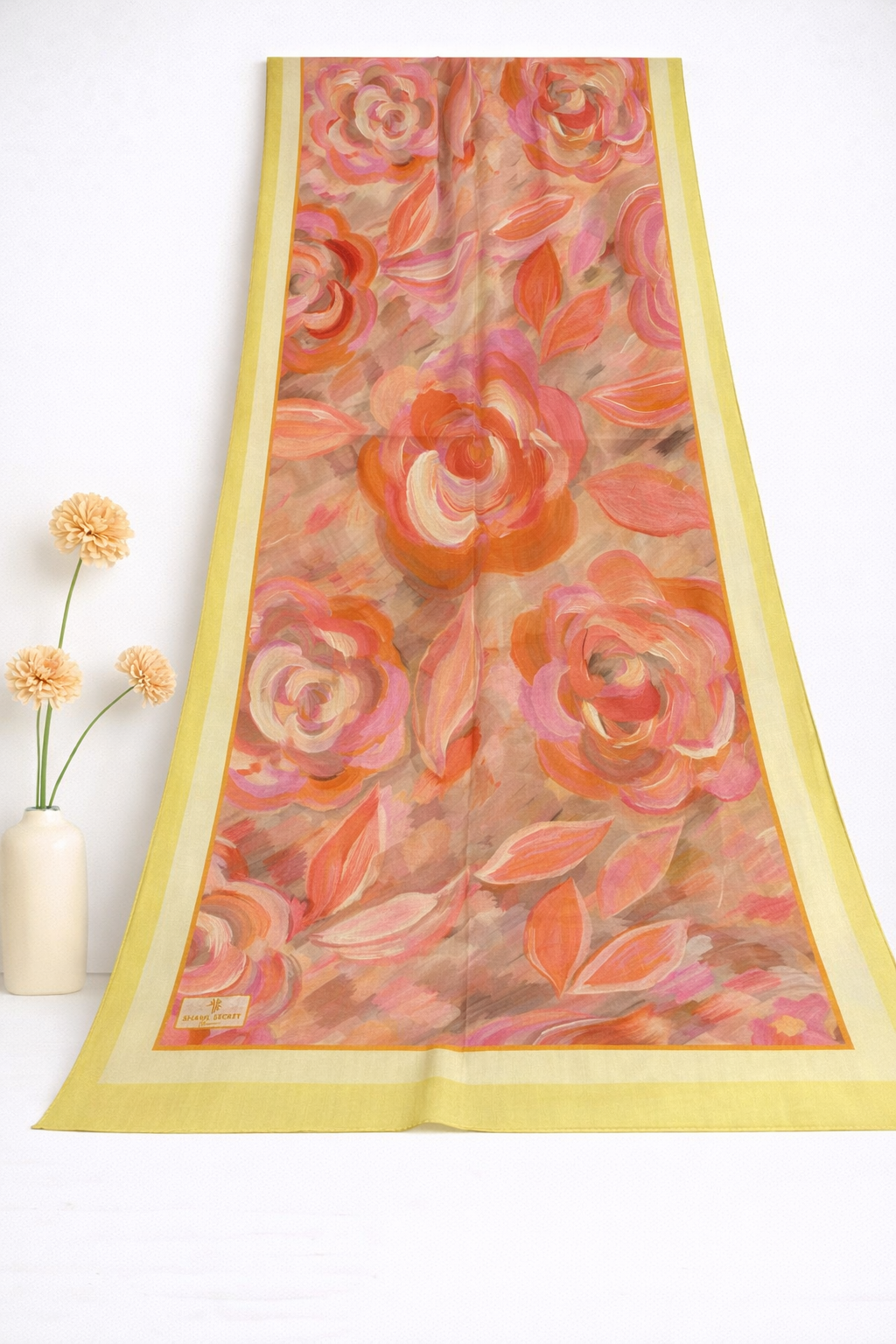 Shawl Secret Glamour Şal 54031 Sarı