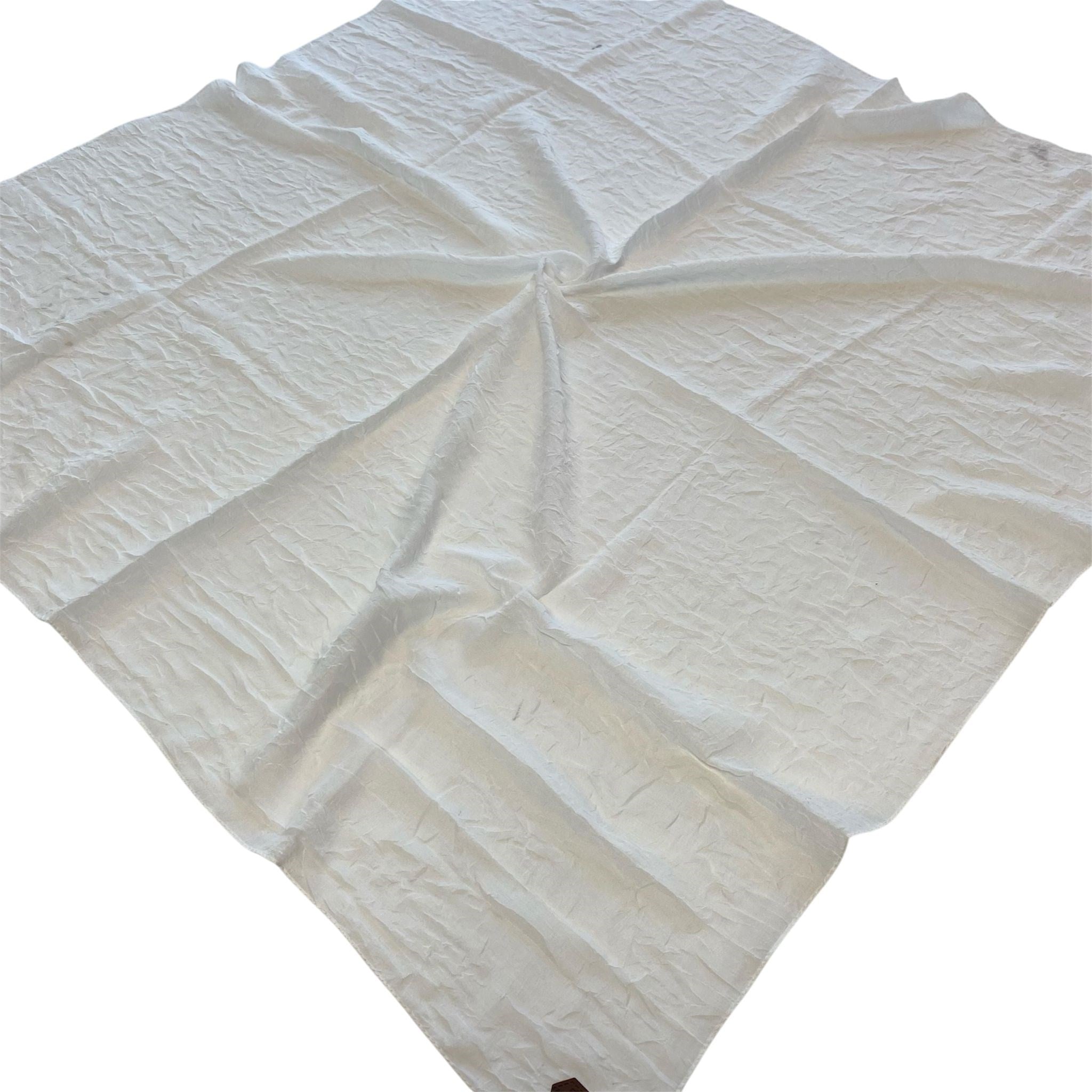 Shawl Secret Yazlık Kraş Eşarp Beyaz 55109