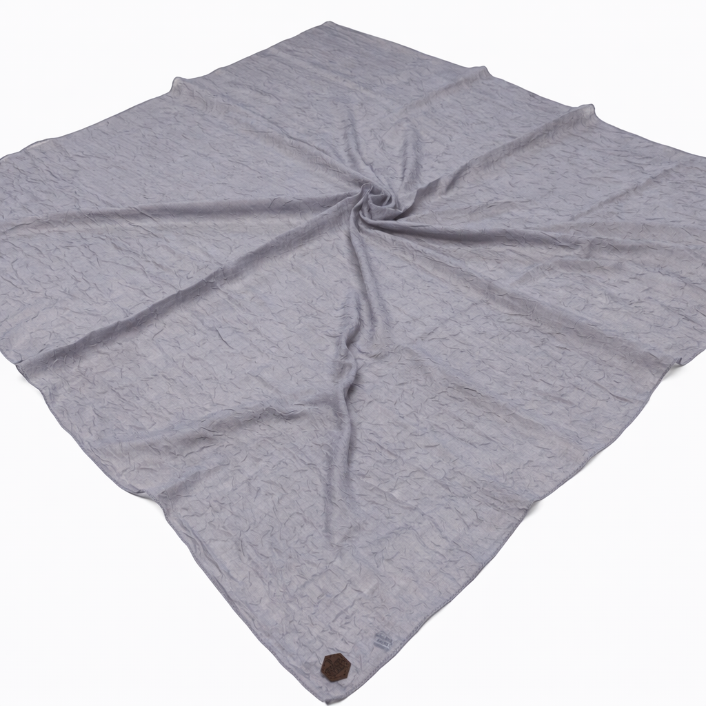 Shawl Secret Yazlık Kraş Eşarp Gri 53850