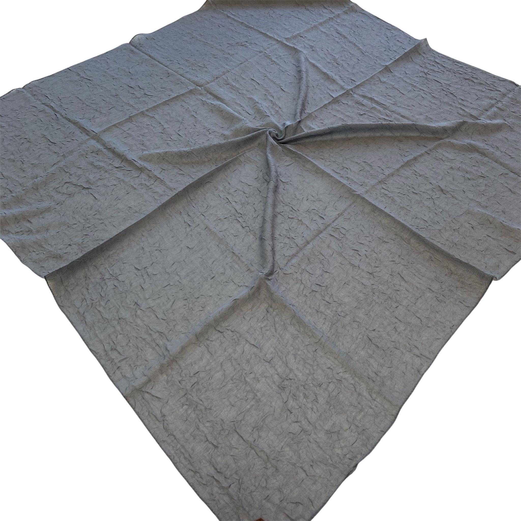 Shawl Secret Yazlık Kraş Eşarp Gri 55062