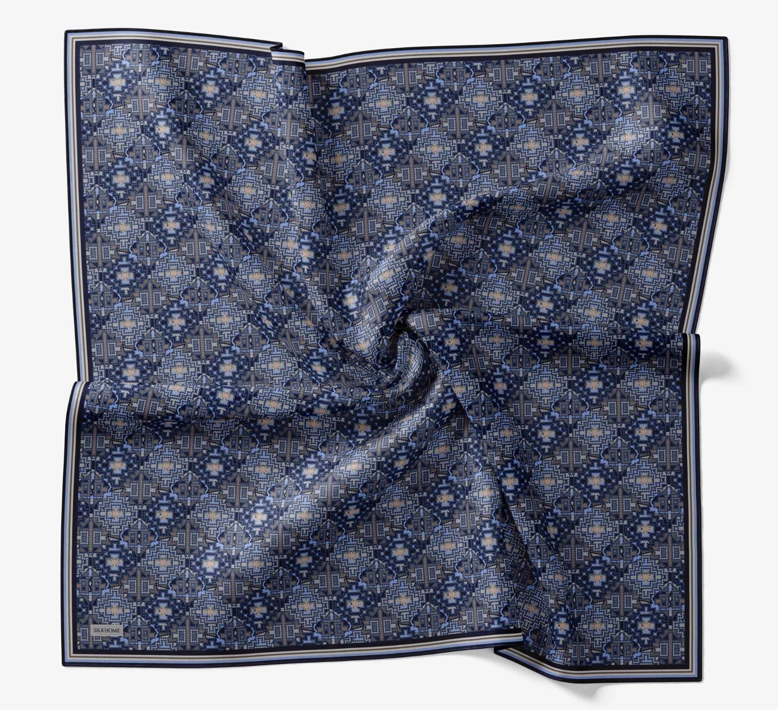 Silk Home Soft Eşarp Etnik Desenli
