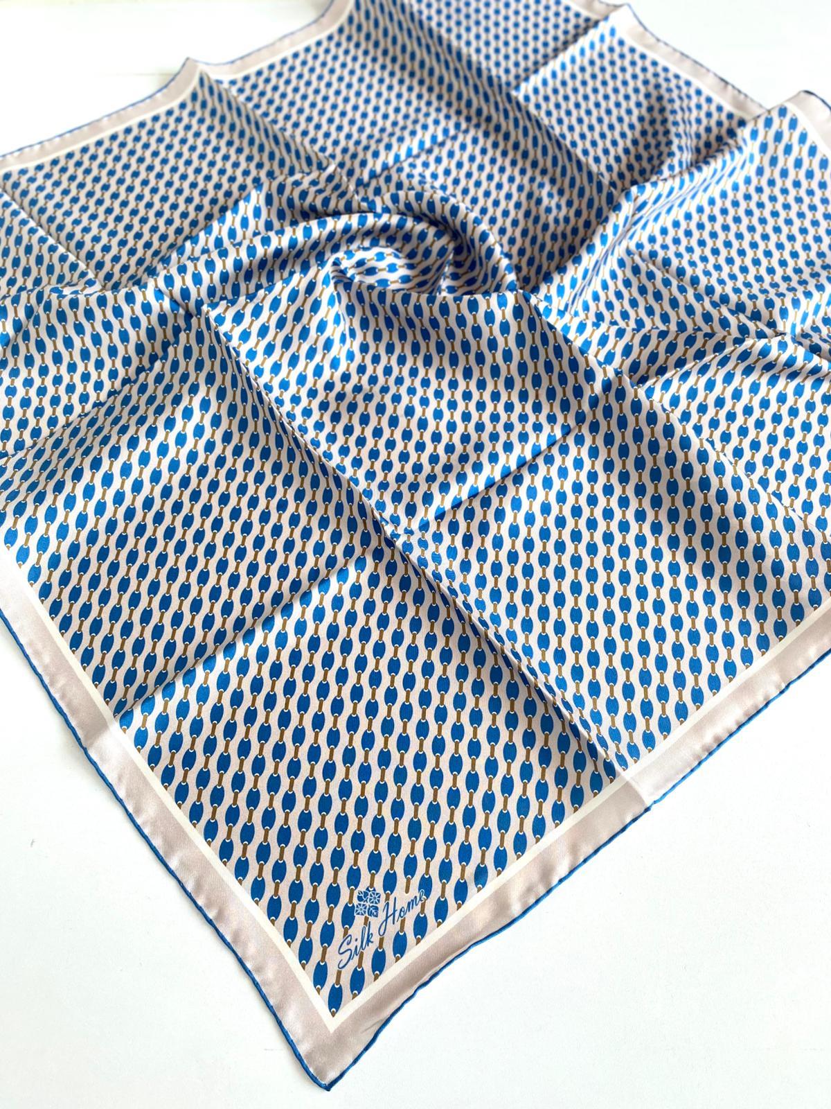 Silk Home Tivil Saf İpek 11418-03 Pudra Karışık Desen