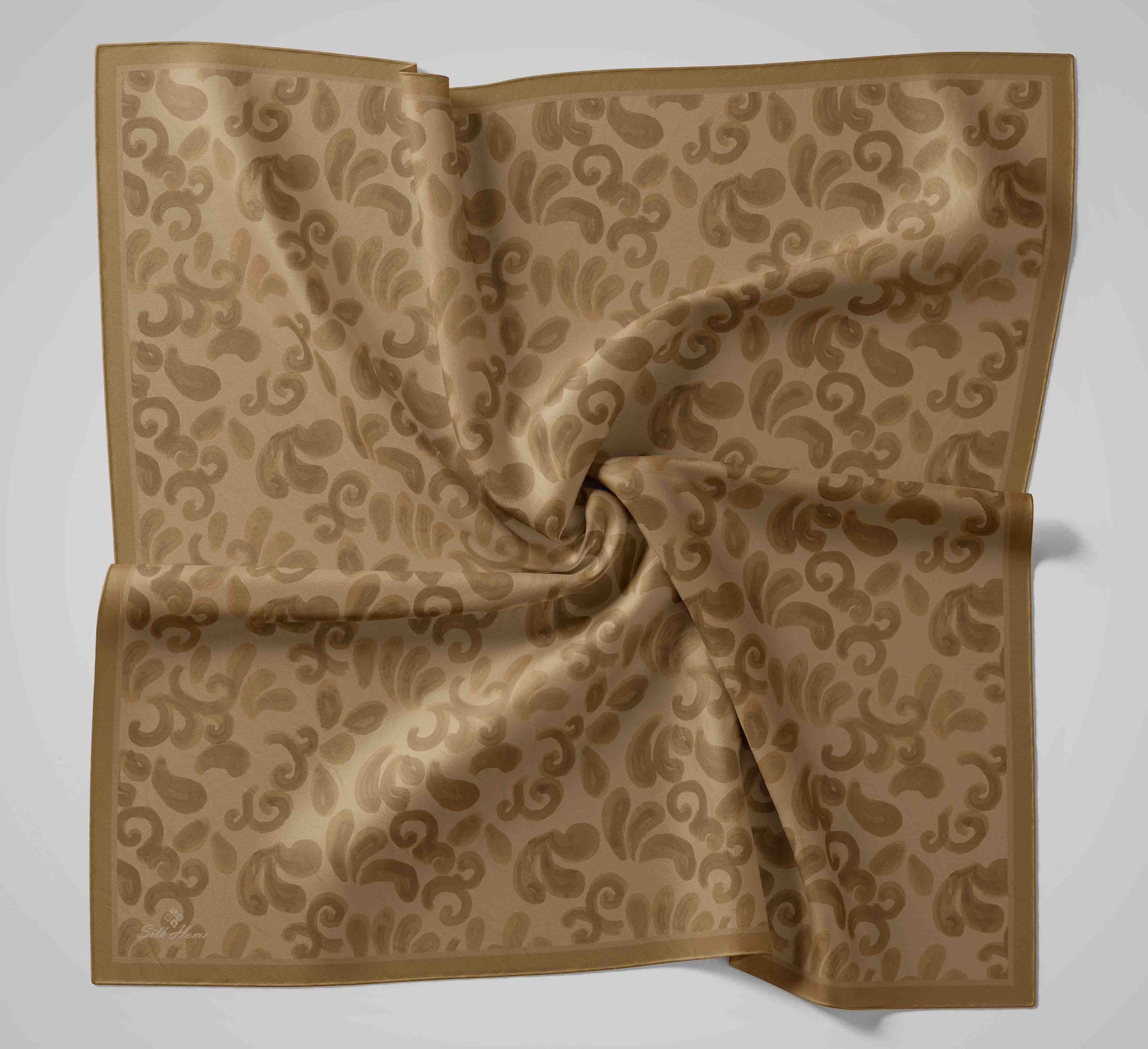 Silk Home Velora Eşarp IST 160004-24 Gold Soyut Desen