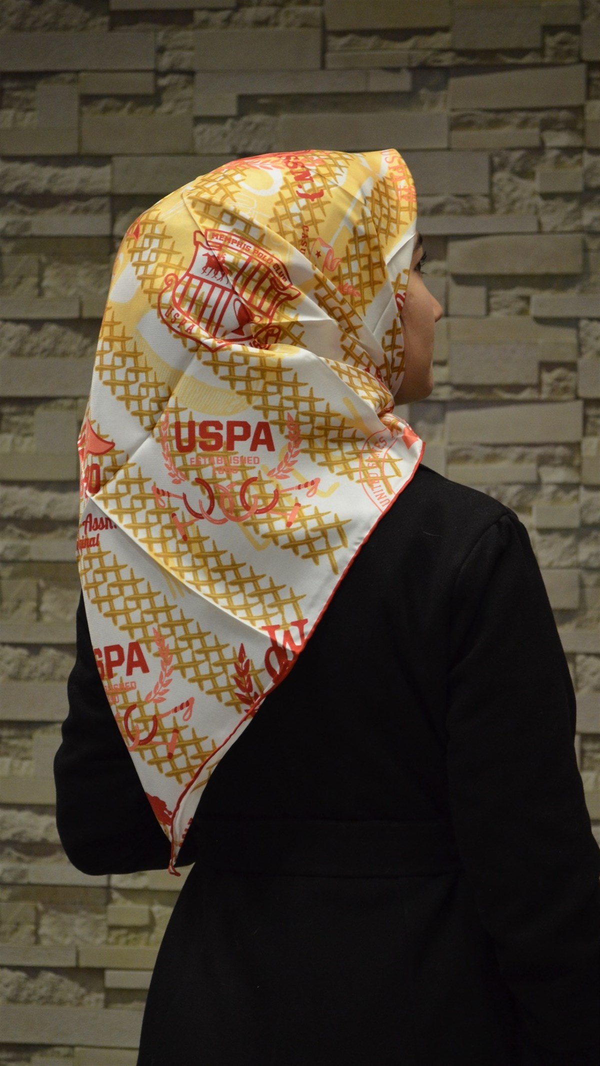 Us Polo Assn Lüks Twill İpek Eşarp Zarif Tasarım ve Şıklık
