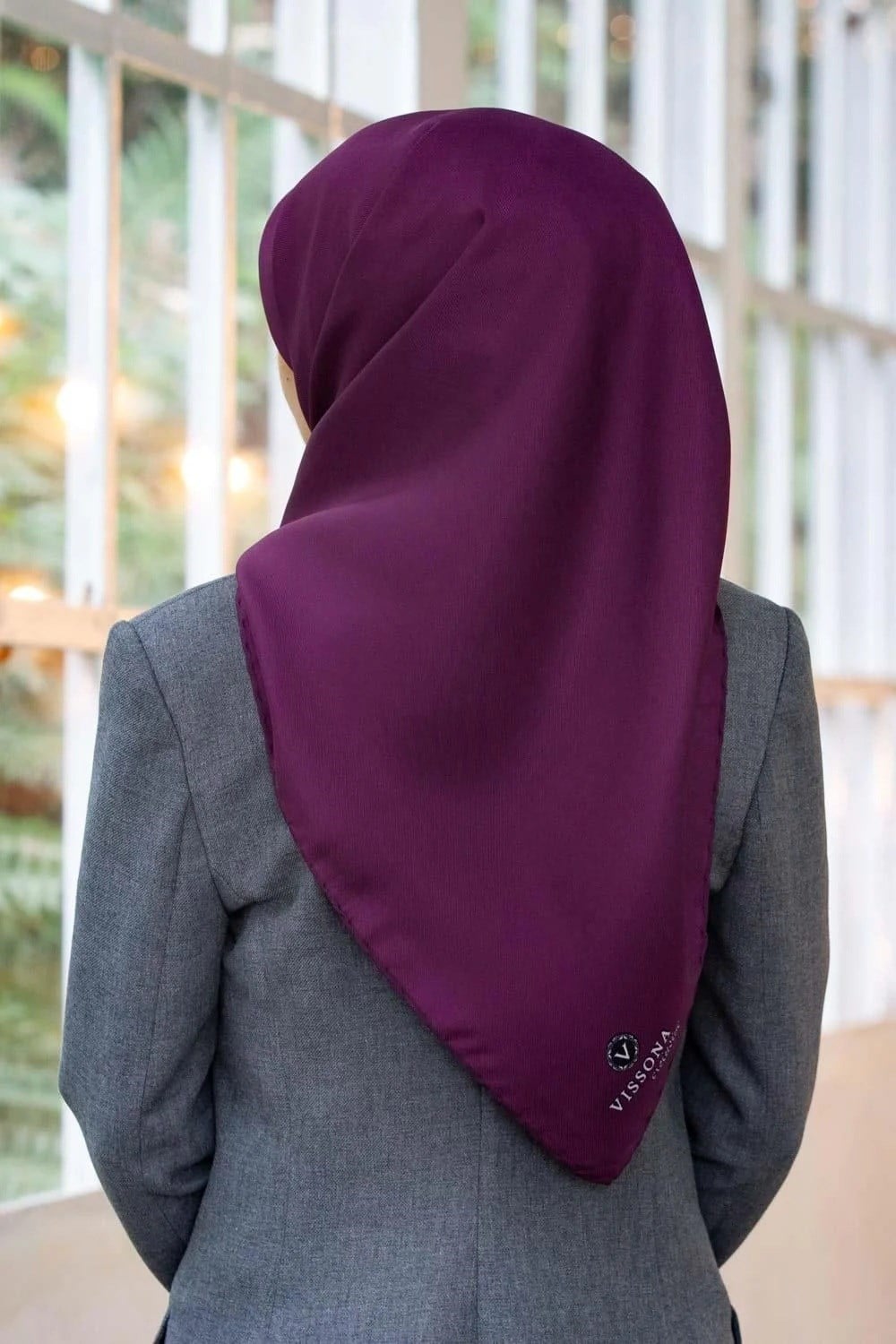 Vissona Exclusive Tivil 50691 - 0021 Şarabi Düz Renk