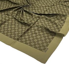 Aker Haki Elegance Monogram Eşarp 1090500-934