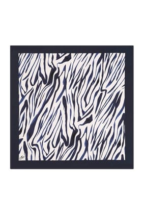 Aker Sport Tivil Eşarp 8108795 921 Lacivert Zebra  Desen