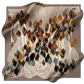 Aker Sport Tivil Eşarp 8559795 931 Koyu Vizon Geometrik  Desen
