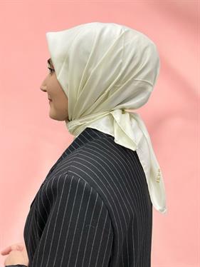 Aker Tivil İpek Eşarp 36737 Krem Sarı